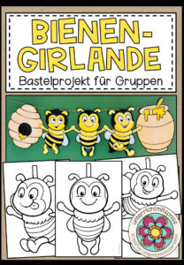 Bienen-Girlande – Bastelprojekt