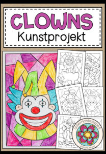 CLOWNS – Kunstprojekt (Karneval / Fasching)
