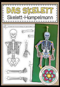 DAS SKELETT – Hampelmann (Bastelvorlagen)