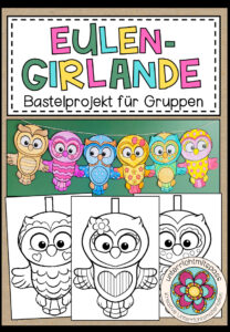 Eulen-Girlande – Bastelprojekt