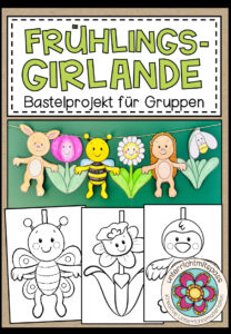 Frühlings-Girlande – Bastelprojekt