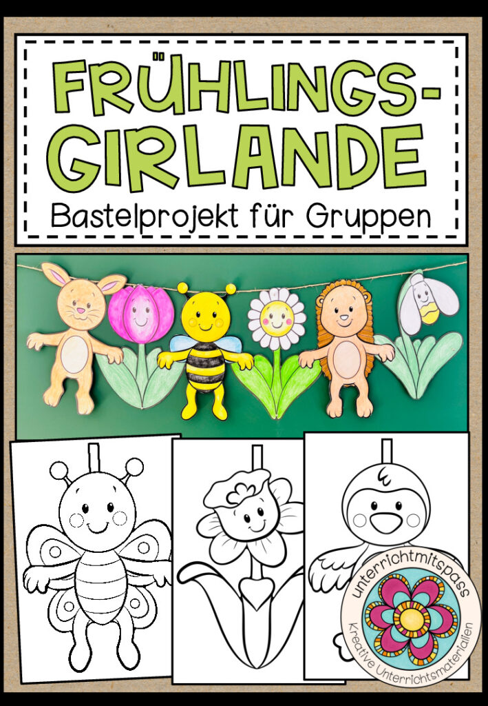 Frühlings-Girlande – Bastelprojekt