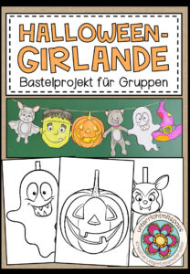 Halloween-Girlande – Bastelprojekt
