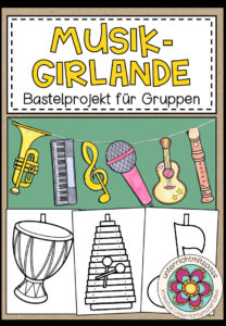 Musik-Girlande – Bastelprojekt