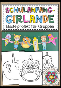 Schulanfang-Girlande – Bastelprojekt