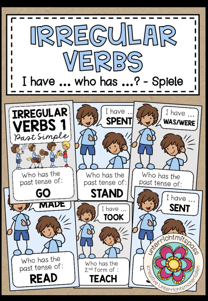 IRREGULAR VERBS – I have… who has… ? (differenziert)