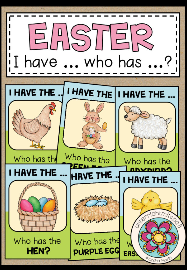 EASTER – I have … who has …?