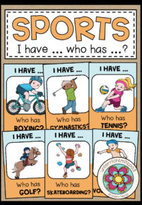SPORTS – I have … who has … ?