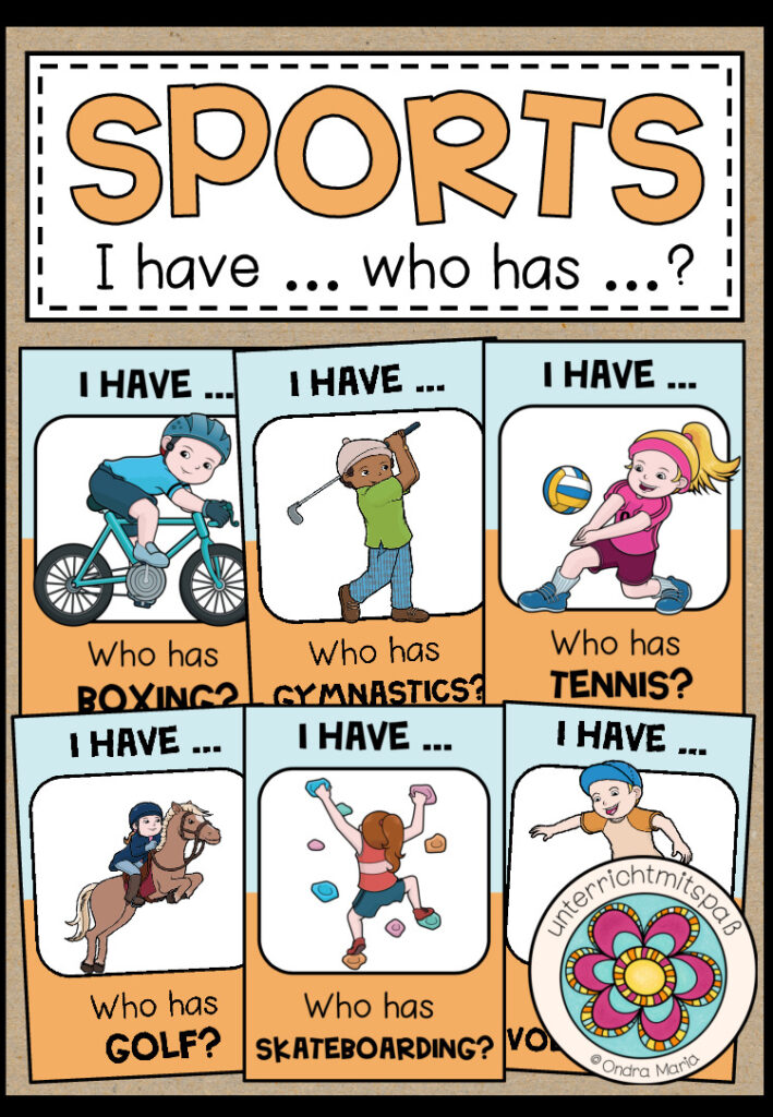 SPORTS – I have … who has … ?