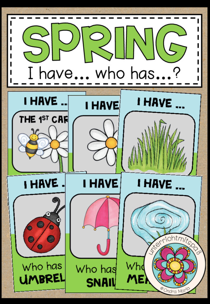 SPRING – I have… who has… ?