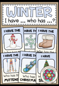 WINTER – I have … who has …?
