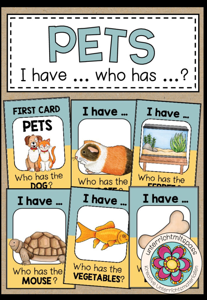 PETS – I have… who has…?