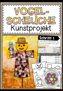 VOGELSCHEUCHE – Kunstprojekt (fertig geplante Kunststunde)