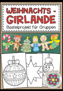 Weihnachts-Girlande – Bastelprojekt