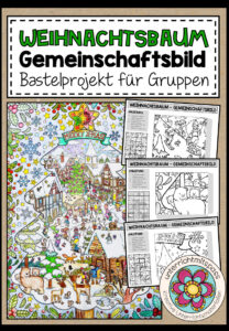 Weihnachtsbaum – Gemeinschaftsbild (Kooperatives Poster)
