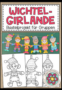 Weihnachtswichtel-Girlande – Bastelprojekt
