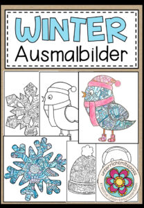 WINTER – Ausmalbilder