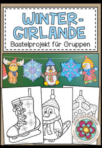 Winter-Girlande – Bastelprojekt