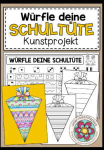 Würfle deine Schultüte – Kunstprojekt