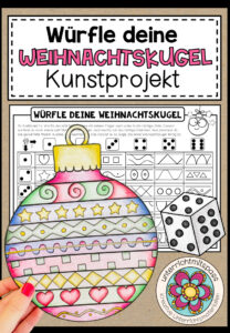 Würfle deine Weihnachtskugel – Kunstprojekt
