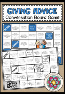 GIVING ADVICE – Conversation Board Game