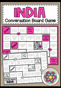 INDIA – Conversation Board Game