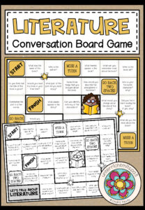 LET’S TALK ABOUT LITERATURE – Conversation Board Game