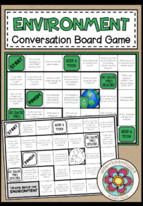LET’S TALK ABOUT THE ENVIRONMENT – Conversation Board Game