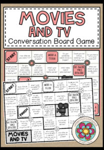 MOVIES and TV – Conversation Board Game