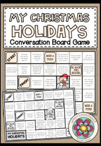 MY CHRISTMAS HOLIDAYS – Conversation Board Game