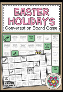 MY EASTER HOLIDAYS – Conversation Board Game