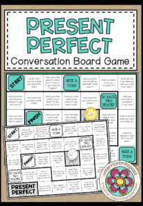 PRESENT PERFECT – Grammar Conversation Board Game