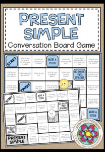 PRESENT SIMPLE – Conversation Board Game