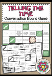 TELLING THE TIME – Conversation Board Game
