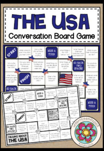 THE USA – Conversation Board Game