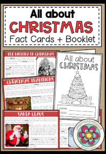 ALL ABOUT CHRISTMAS – Fact Cards + Answer Booklet (Reading Comprehensions)