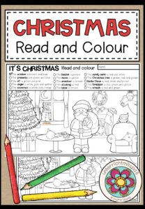 CHRISTMAS – Read and Colour (2-fach differenziert)