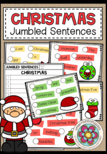 CHRISTMAS – Jumbled Sentences (Task Cards / Aufgabenkarten)