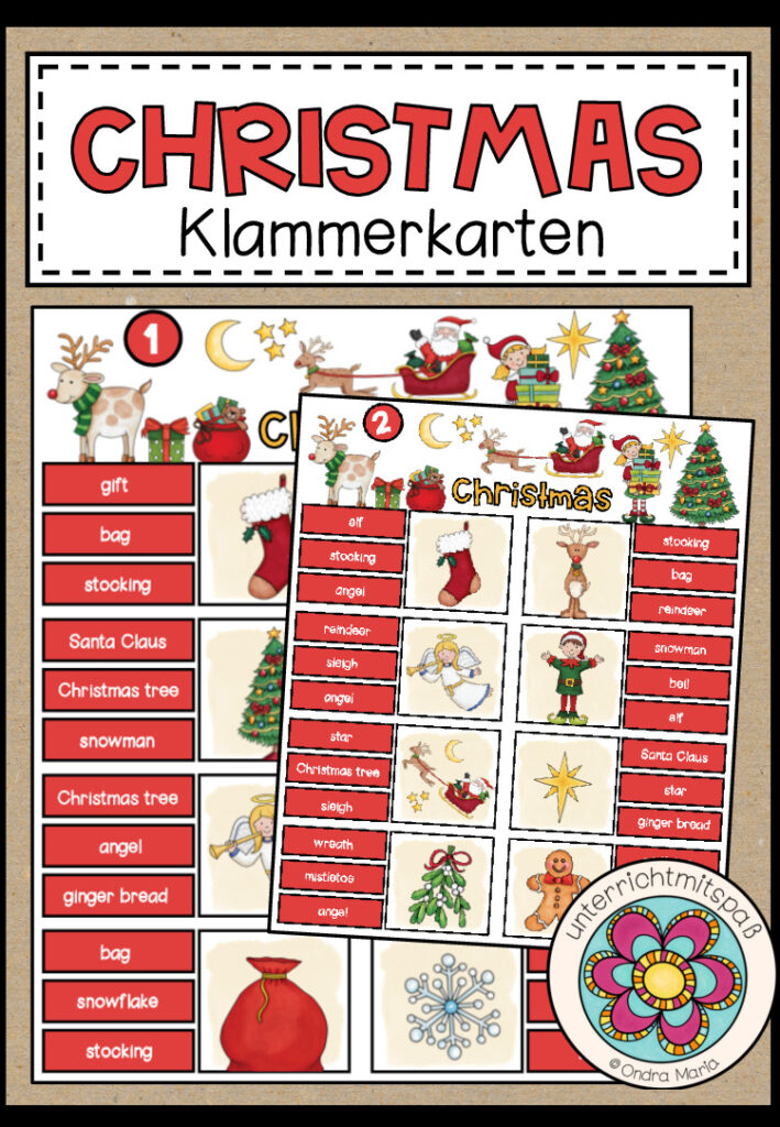 Christmas – Klammerkarten