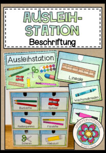 Ausleihstation – Beschriftung für Moppe (3 Designs)