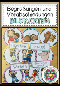 Begrüßung und Verabschiedung – Bildkarten / Poster (Version 2021)