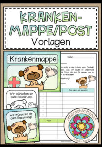 Krankenmappe / Krankenpost (Classroom Management) Version 2021