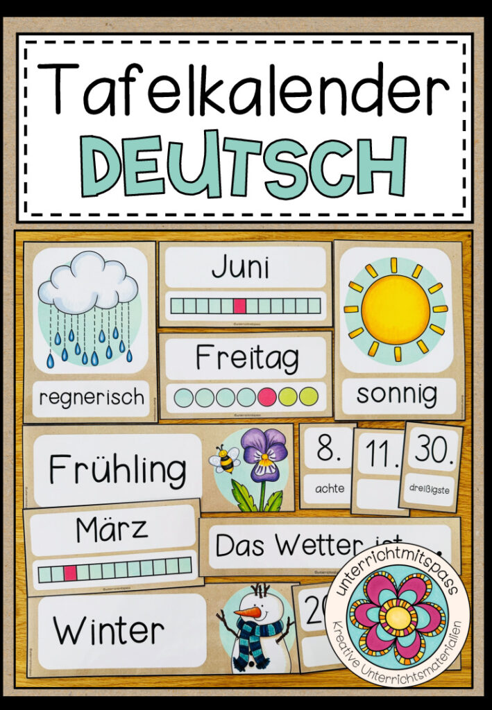 TAFELKALENDER (Deutsch) Version 1