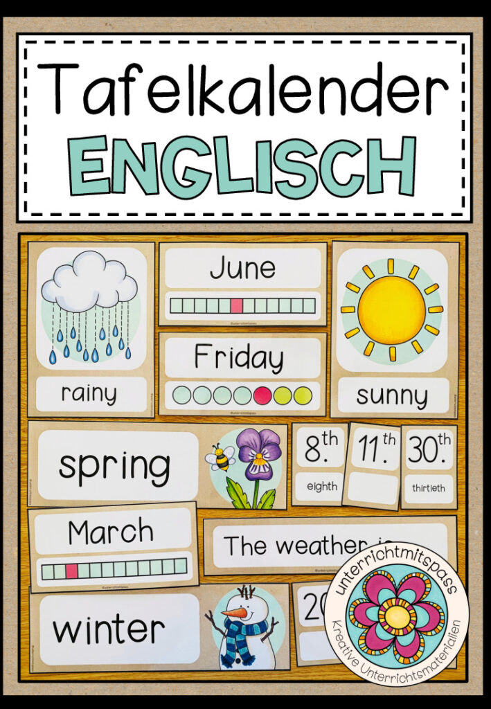 TAFELKALENDER (Englisch) Version 2021