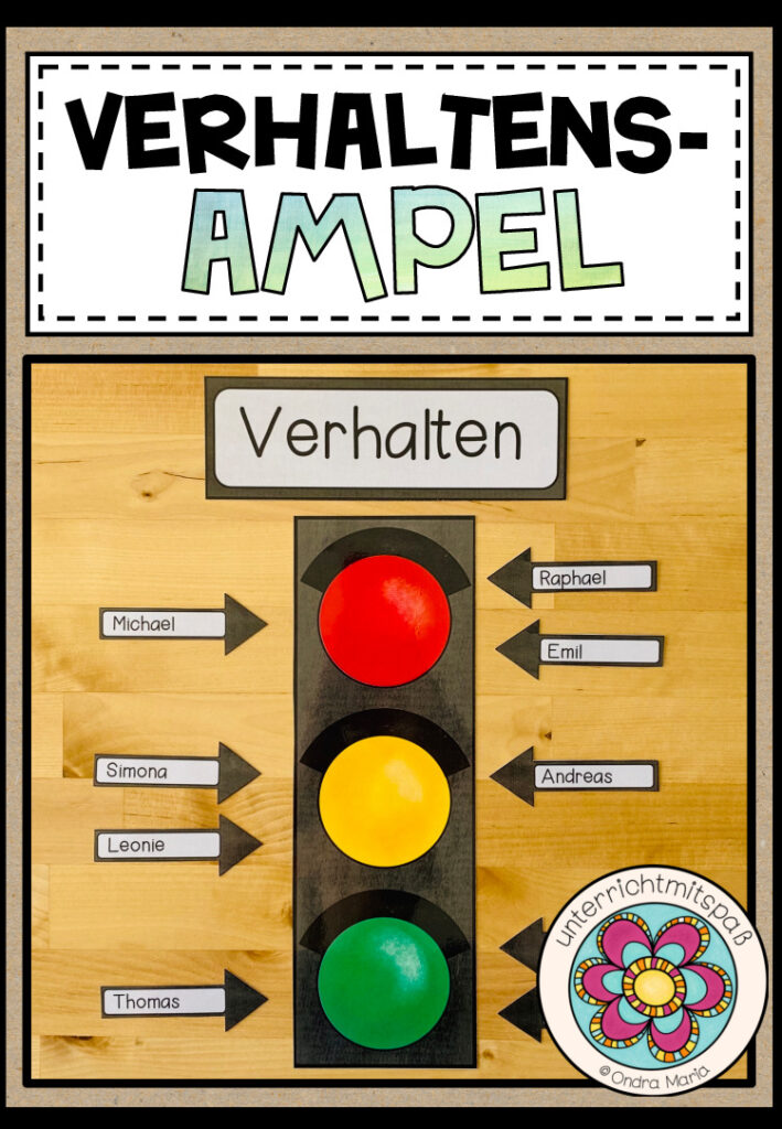 Verhaltens/Lautstärke AMPEL (Vorlage zum Bearbeiten)