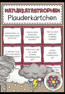 NATURKATASTROPHEN – Plauderkärtchen