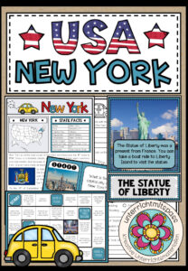 USA – New York (Fact Sheets, Worksheets and Games)
