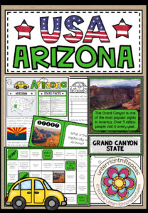 USA – Arizona (Fact Sheets, Worksheets and Games)