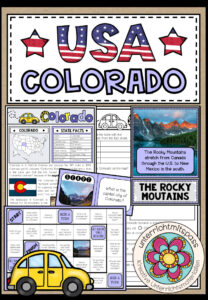USA – Colorado (Fact Sheets, Worksheets and Games)