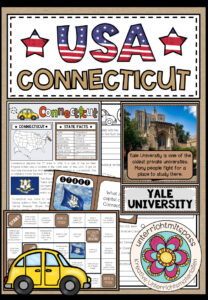 USA – Connecticut (Fact Sheets, Worksheets and Games)